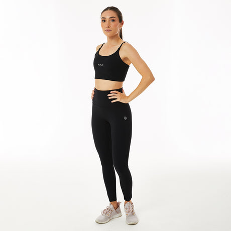 Lily High Waisted Legging - Black