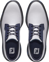 FootJoy Traditions Blucher Men's Golf Shoe - White/Navy Camo