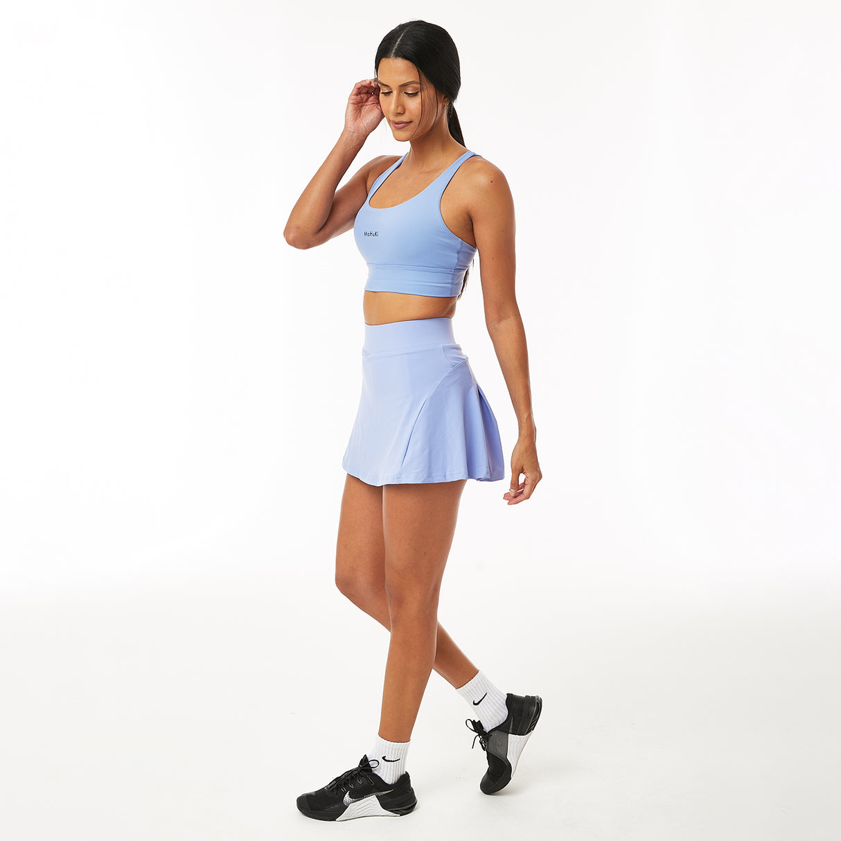 Maya Zipper Tennis Skirt - Blue