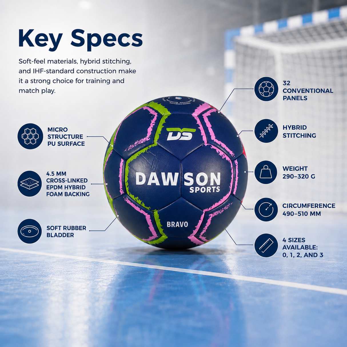 Bravo Handball (4 sizes available)