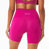 Olivia Side Pocket Shorts -Deep Pink