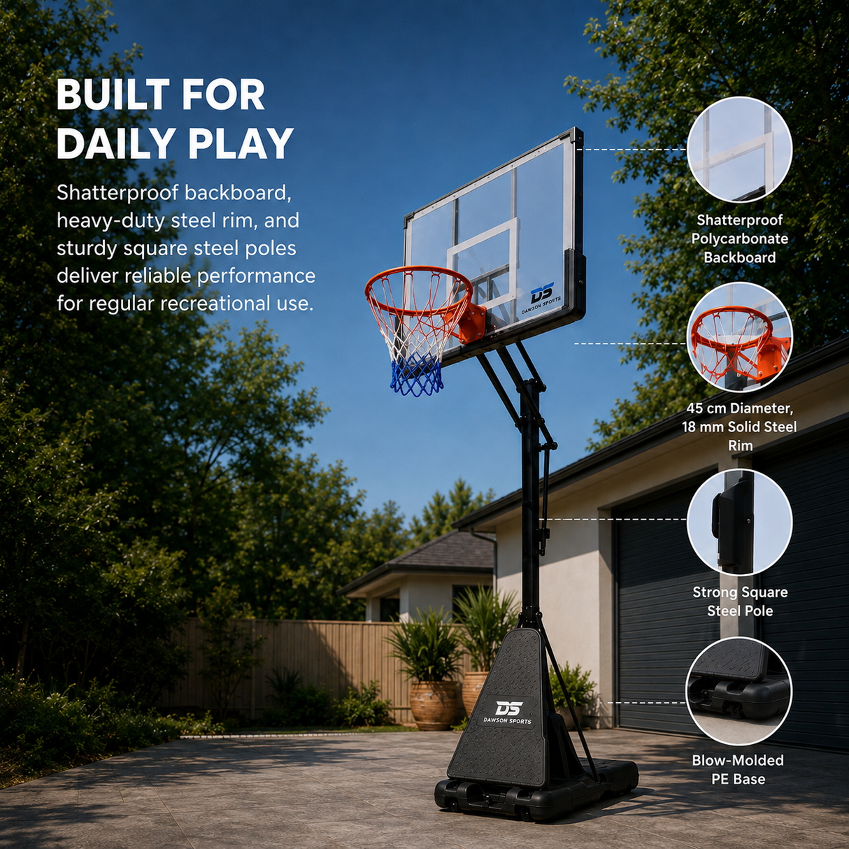 Deluxe Basketball System