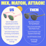 Baby Sunnies - Barbie Pink Polarized Kids Sunglasses 3-8 Years
