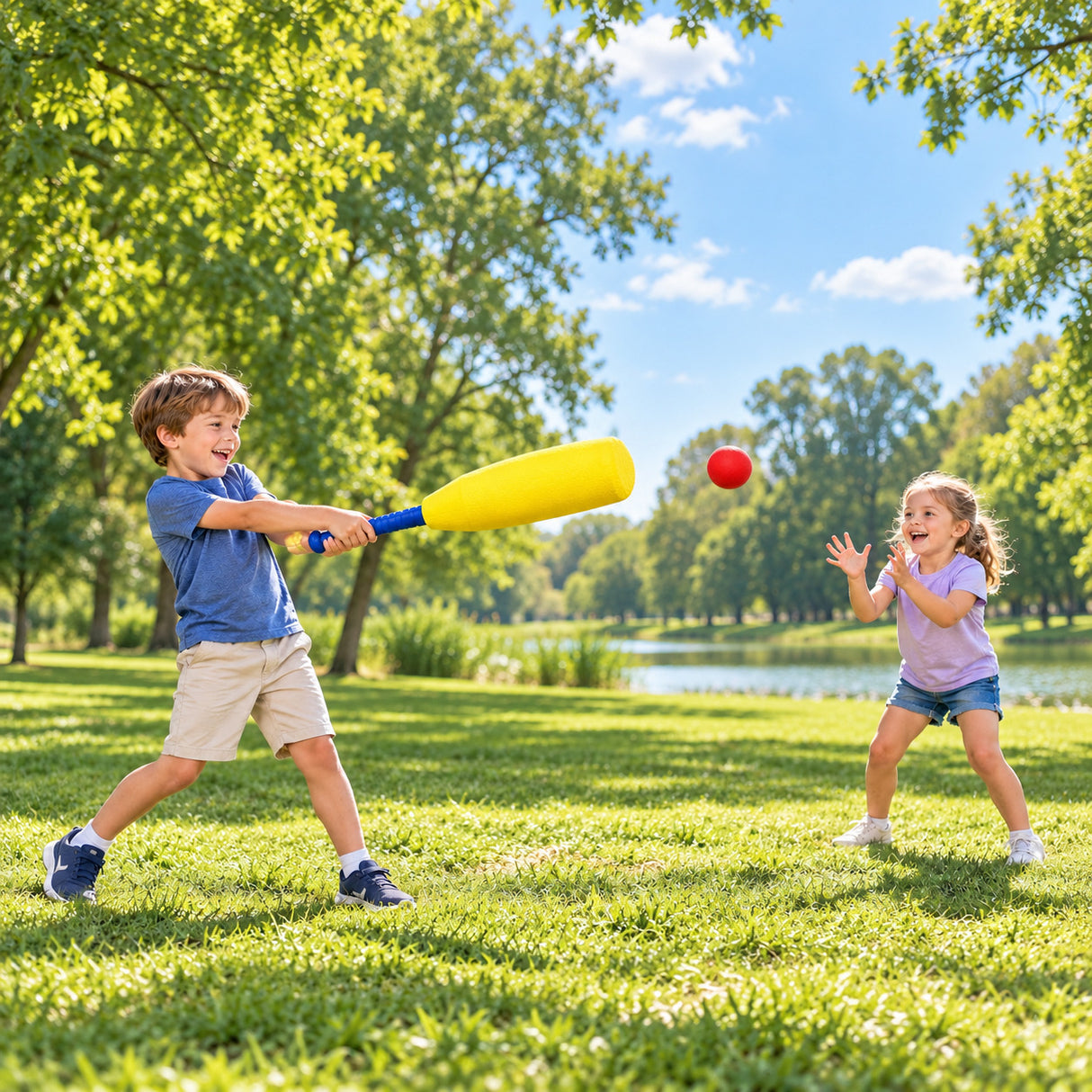 Foam Baseball  Bat and Ball Set