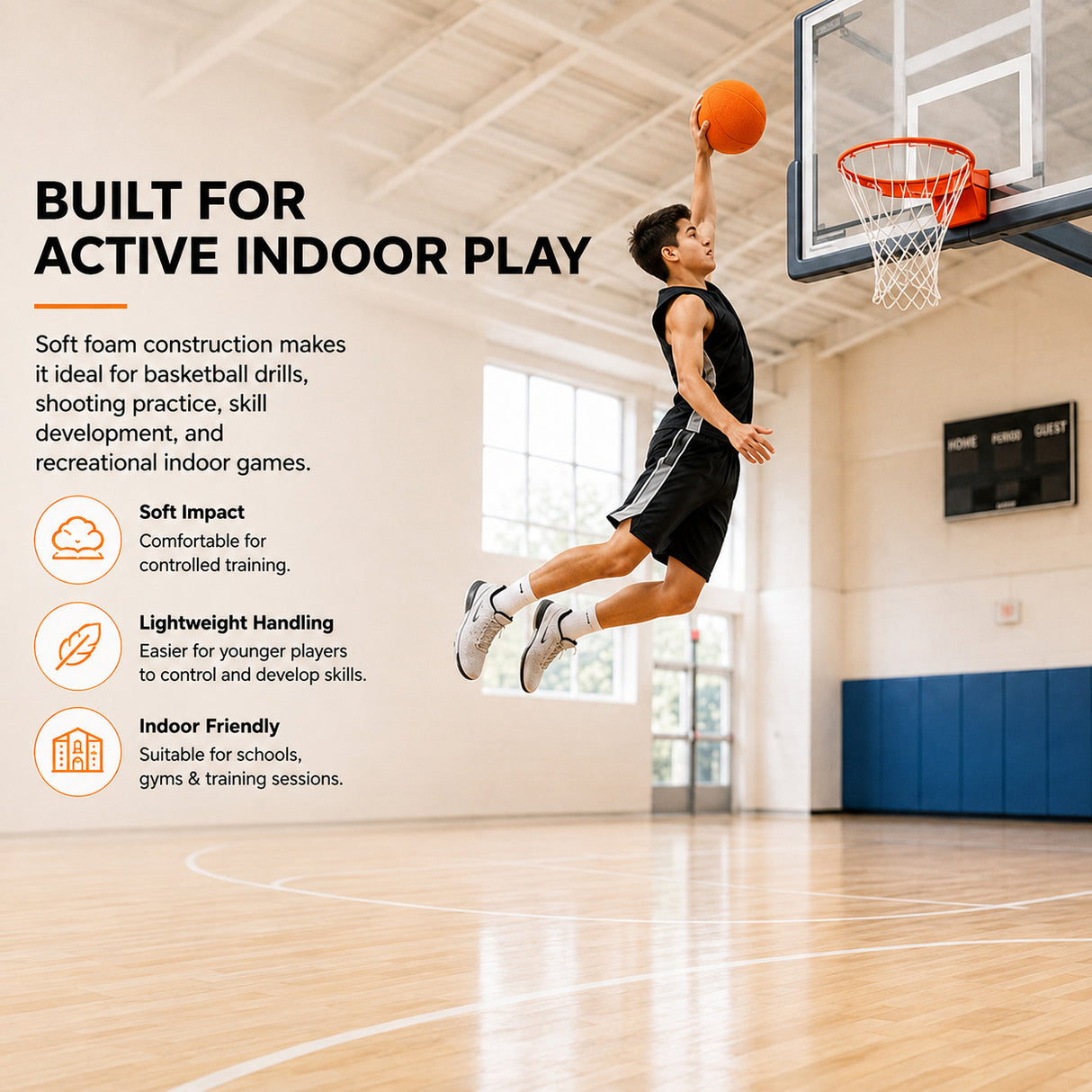 Foam Basketball PU - 7.5"