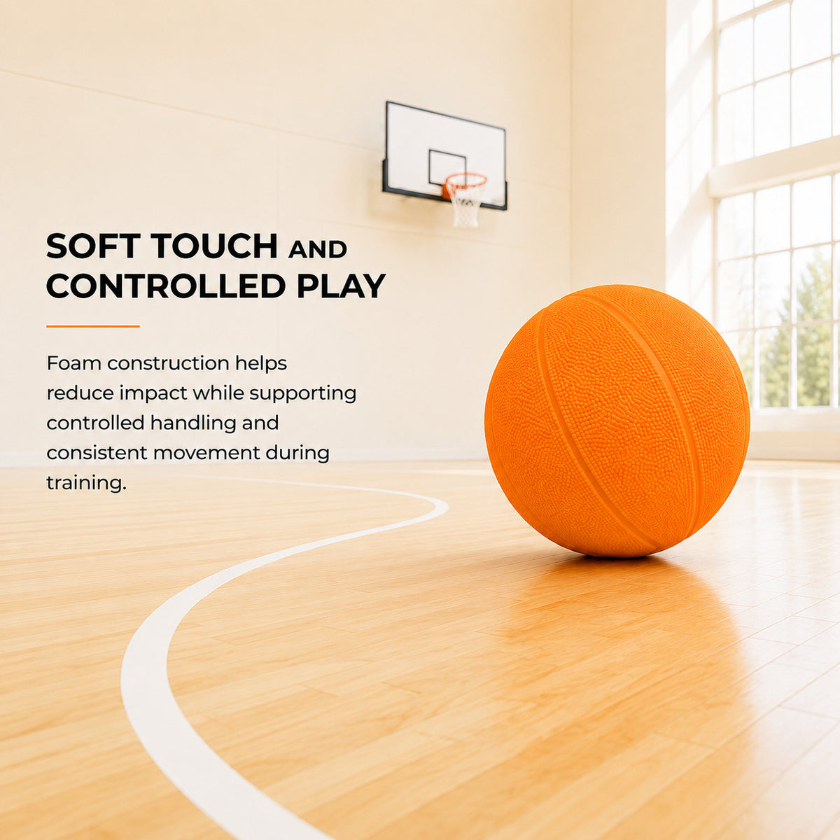 Foam Basketball PU - 7.5"