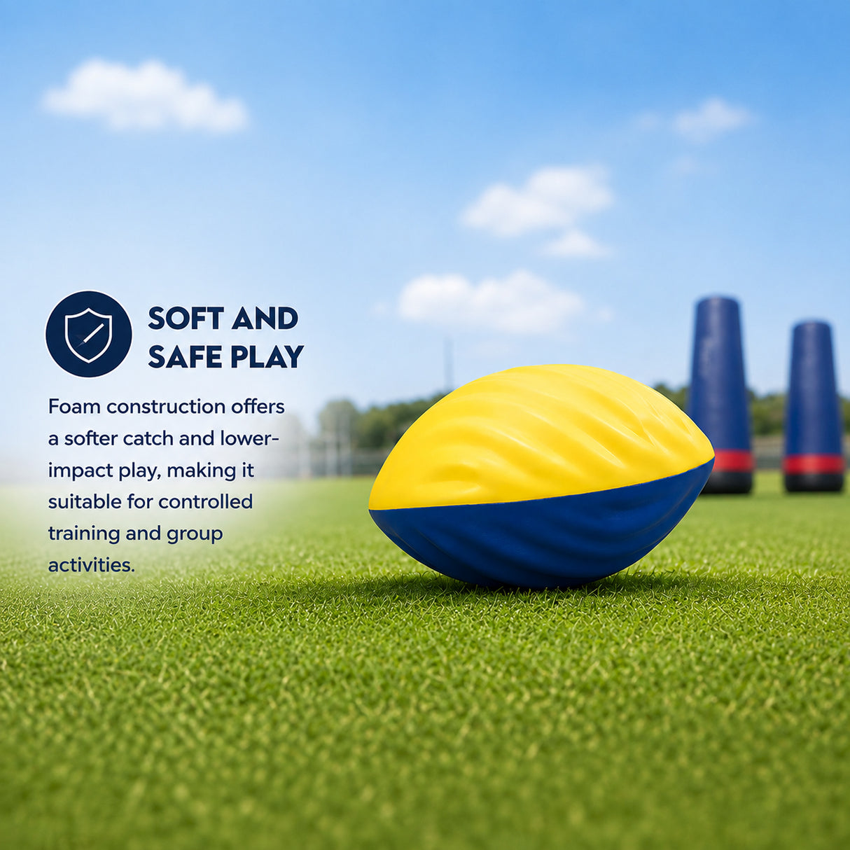 Foam Swirl Football PU - 8.5"