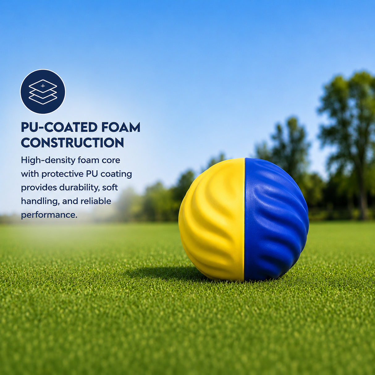Foam Swirl Football PU - 8.5"