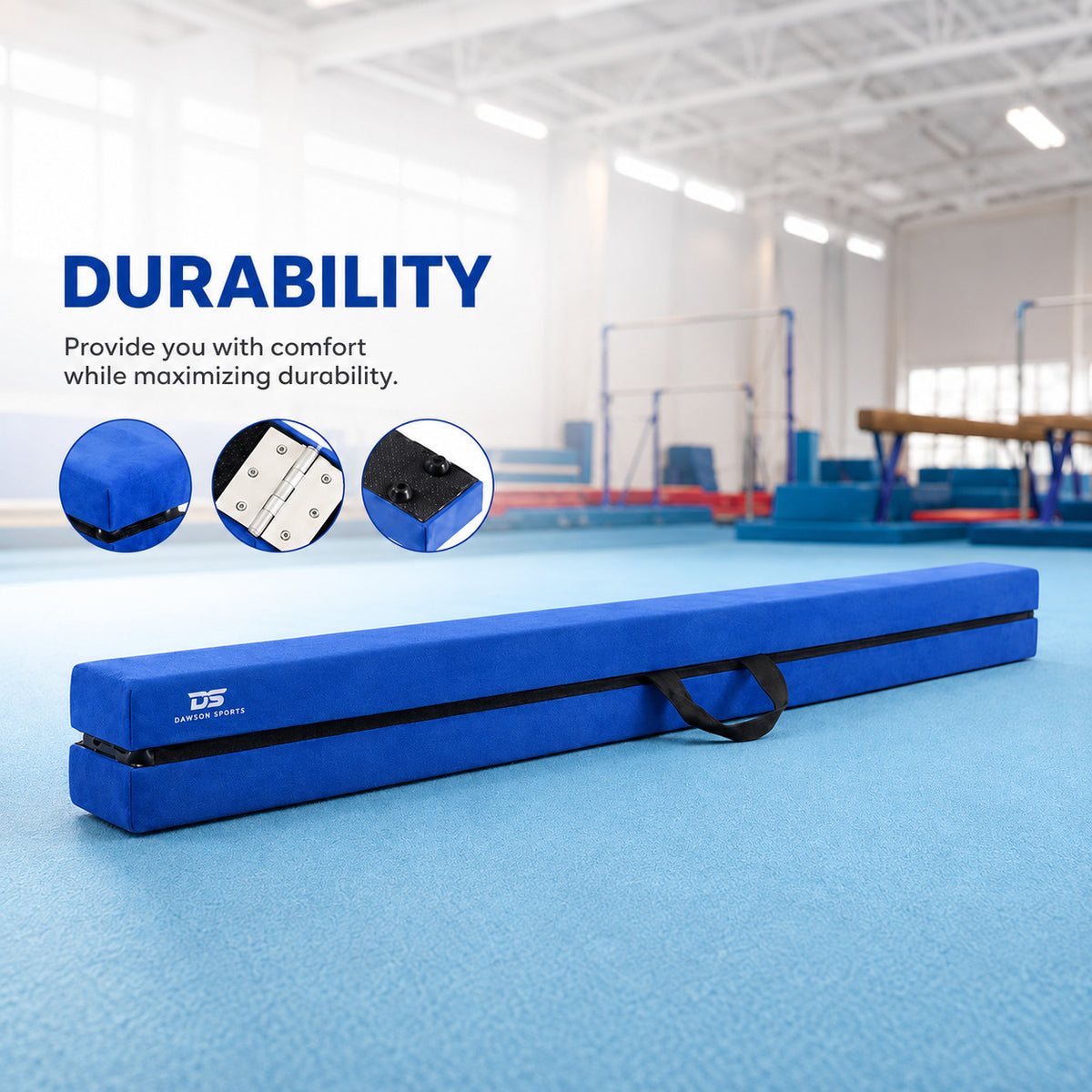 Folding Balance Beam Blue
