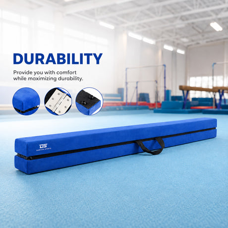 Folding Balance Beam Blue