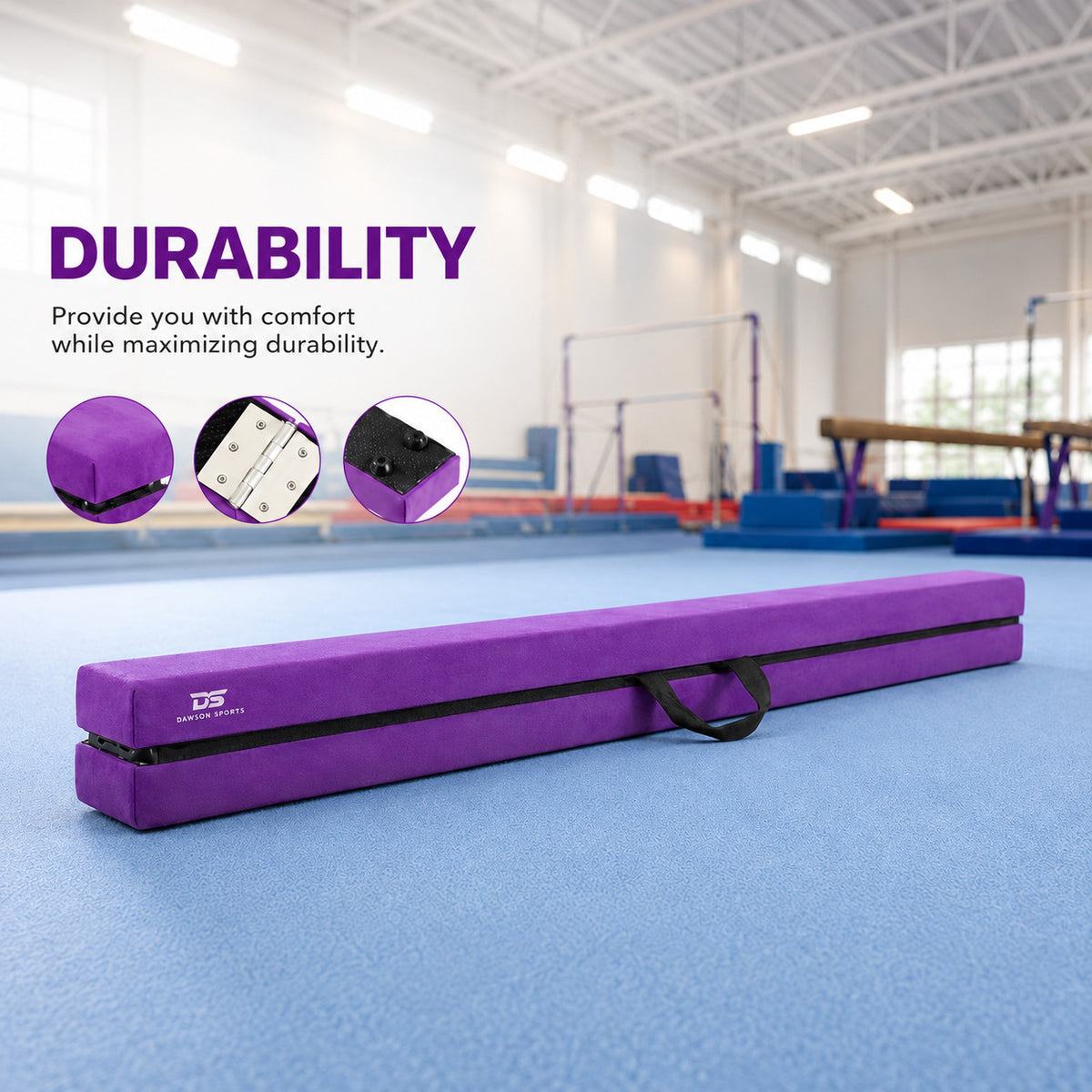 Folding Balance Beam Purple