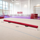Folding Balance Beam Red