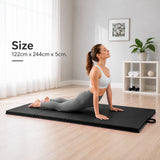 Folding Gymnastic Mat - Black