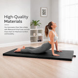 Folding Gymnastic Mat - Black