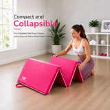 Folding Gymnastic Mat - Pink