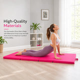 Folding Gymnastic Mat - Pink