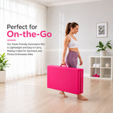 Folding Gymnastic Mat - Pink