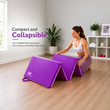 Folding Gymnastic Mat - Purple