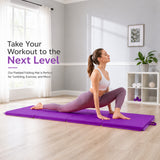 Folding Gymnastic Mat - Purple