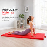 Folding Gymnastic Mat - Red