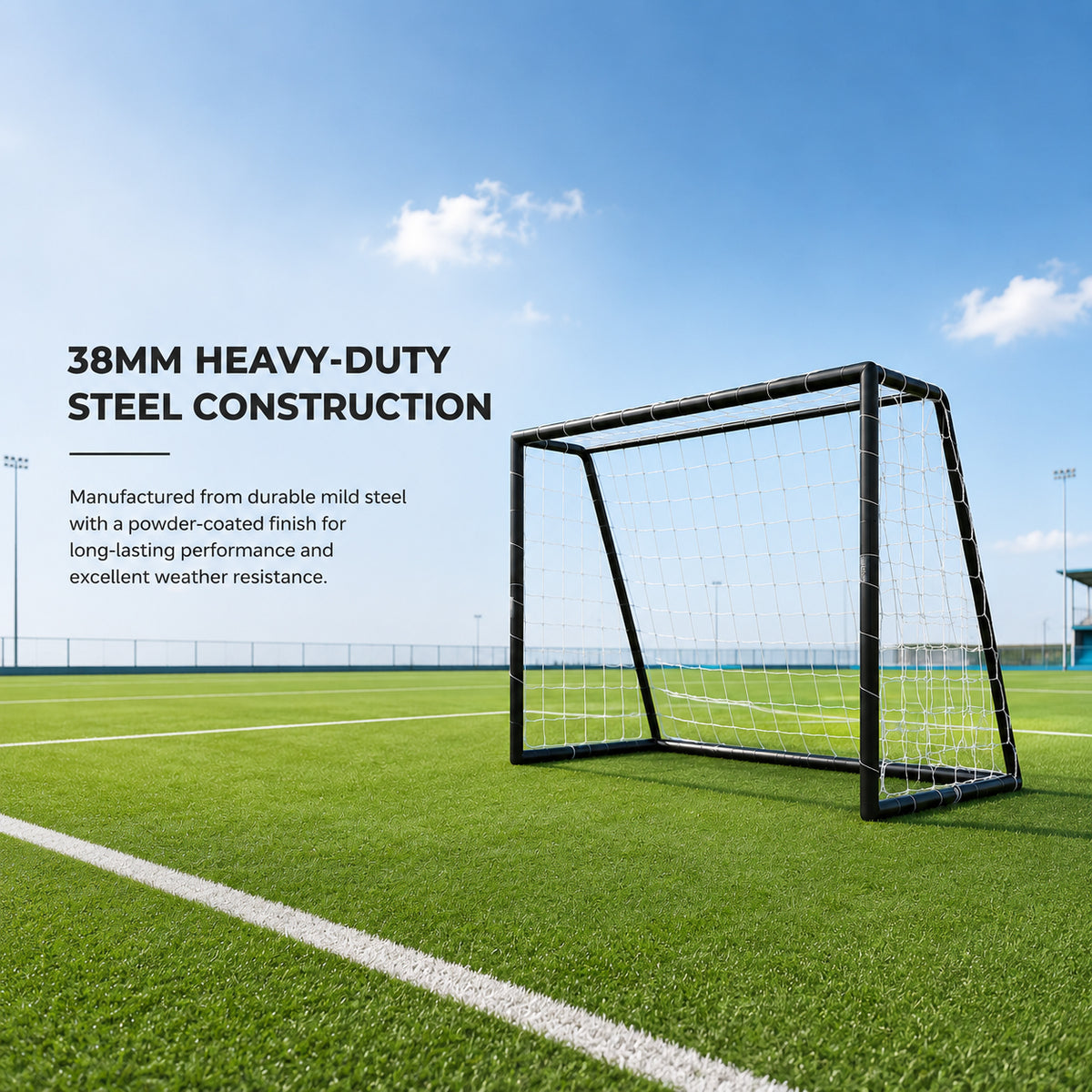 Football Goal Post 38mm - Steel (4 size available)