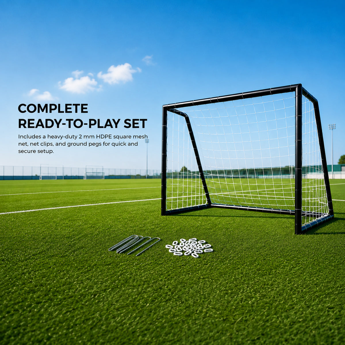 Football Goal Post 38mm - Steel (4 size available)