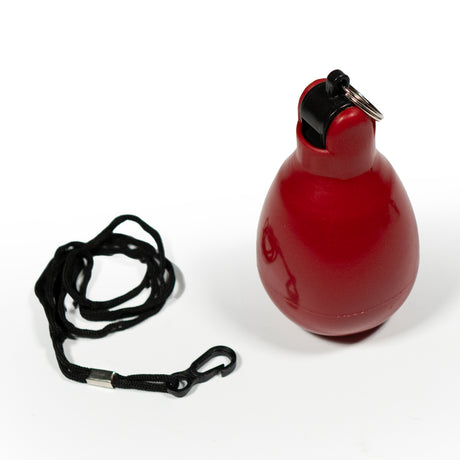 Hand Squeeze Whistle with Lanyard