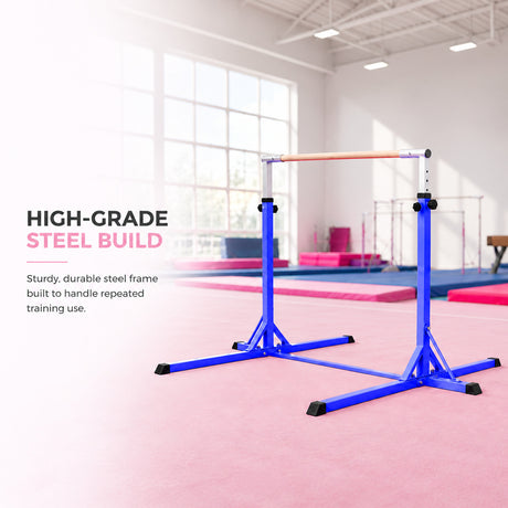 Simple Training Horizontal Bar - Blue