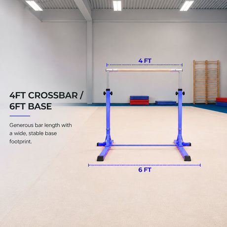 Simple Training Horizontal Bar - Blue