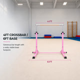 Simple Training Horizontal Bar - Pink