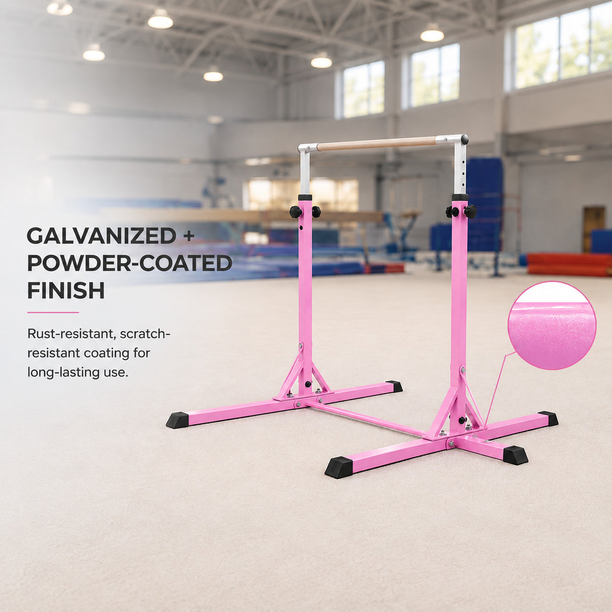 Simple Training Horizontal Bar - Pink