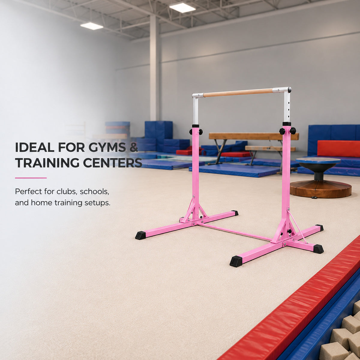 Simple Training Horizontal Bar - Pink