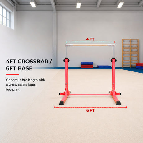 Simple Training Horizontal Bar - Red