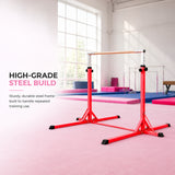 Simple Training Horizontal Bar - Red