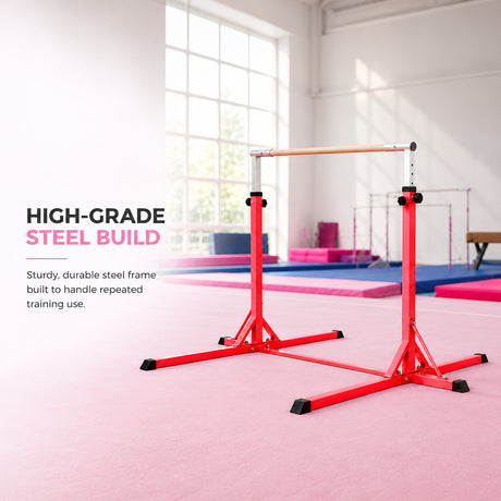 Simple Training Horizontal Bar - Red