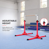 Simple Training Horizontal Bar - Red