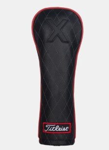 Titleist JET BLACK LEATHER HEADCOVERS