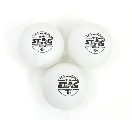 STAG 2 Star Table Tennis Balls - White