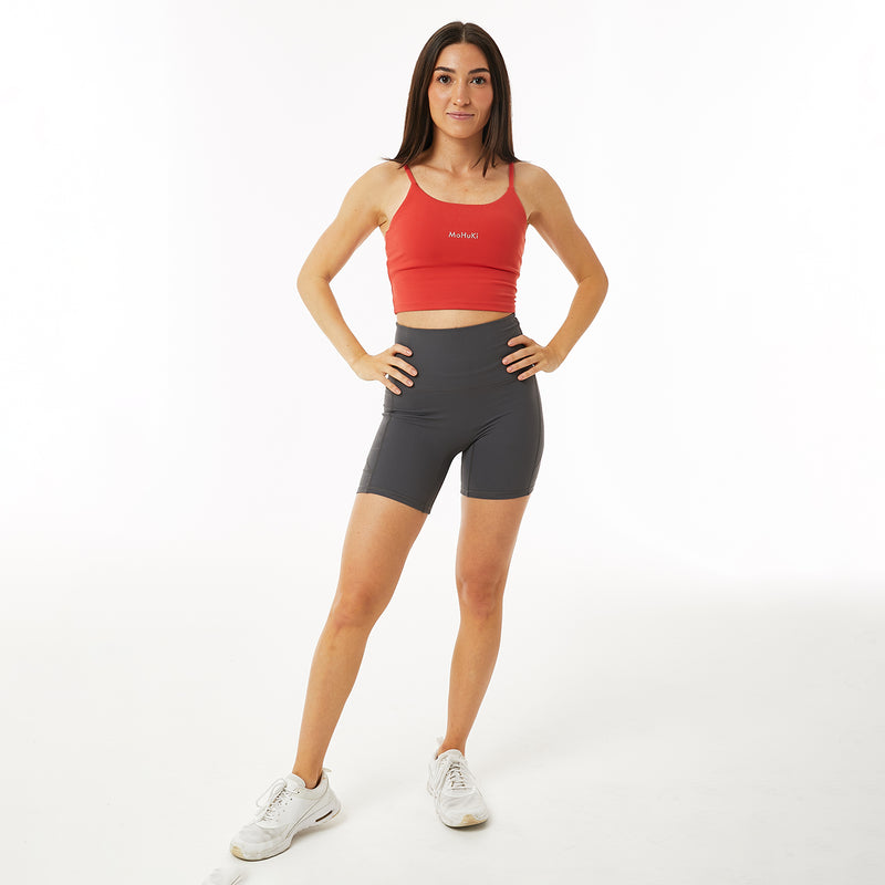 Thea Side Pocket Short - Ink Grey