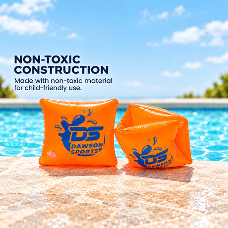 Kids Inflatable Swim Arm Band - Orange