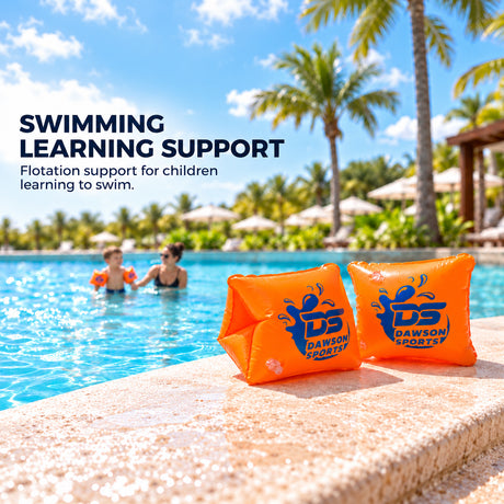 Kids Inflatable Swim Arm Band - Orange