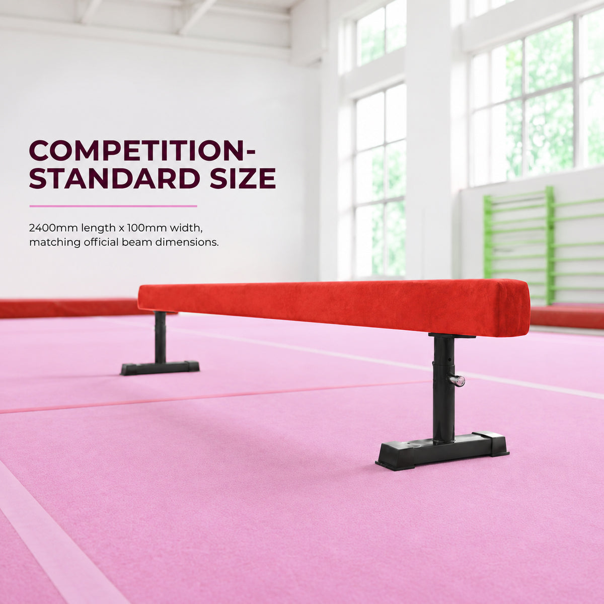 Lower Height Adjustable Balance Beam