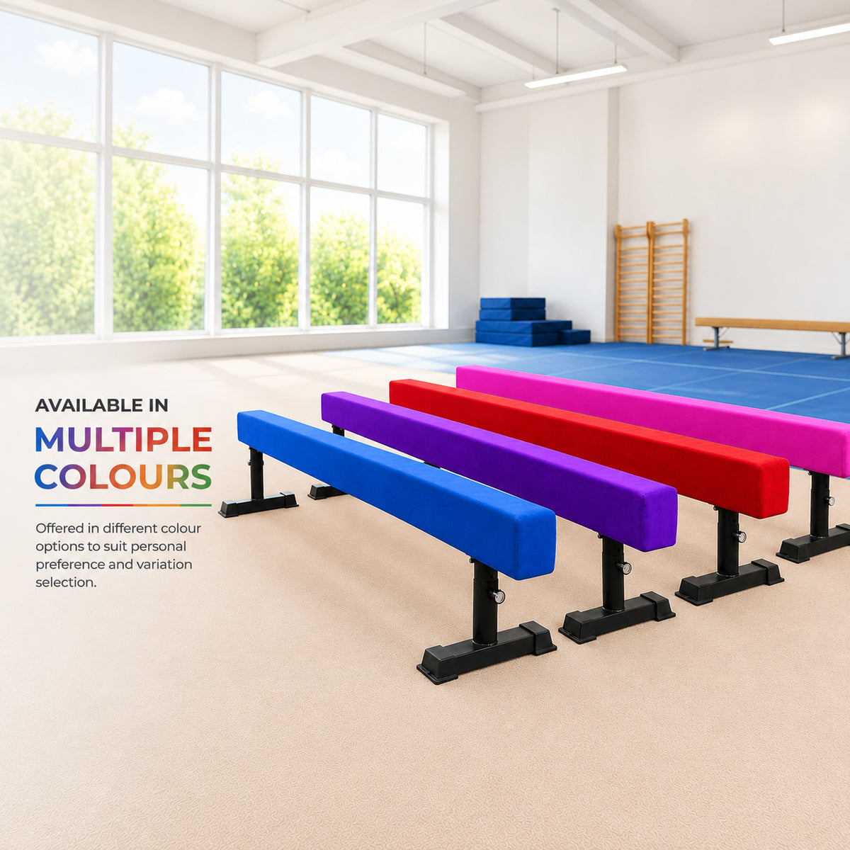 Lower Height Adjustable Balance Beam