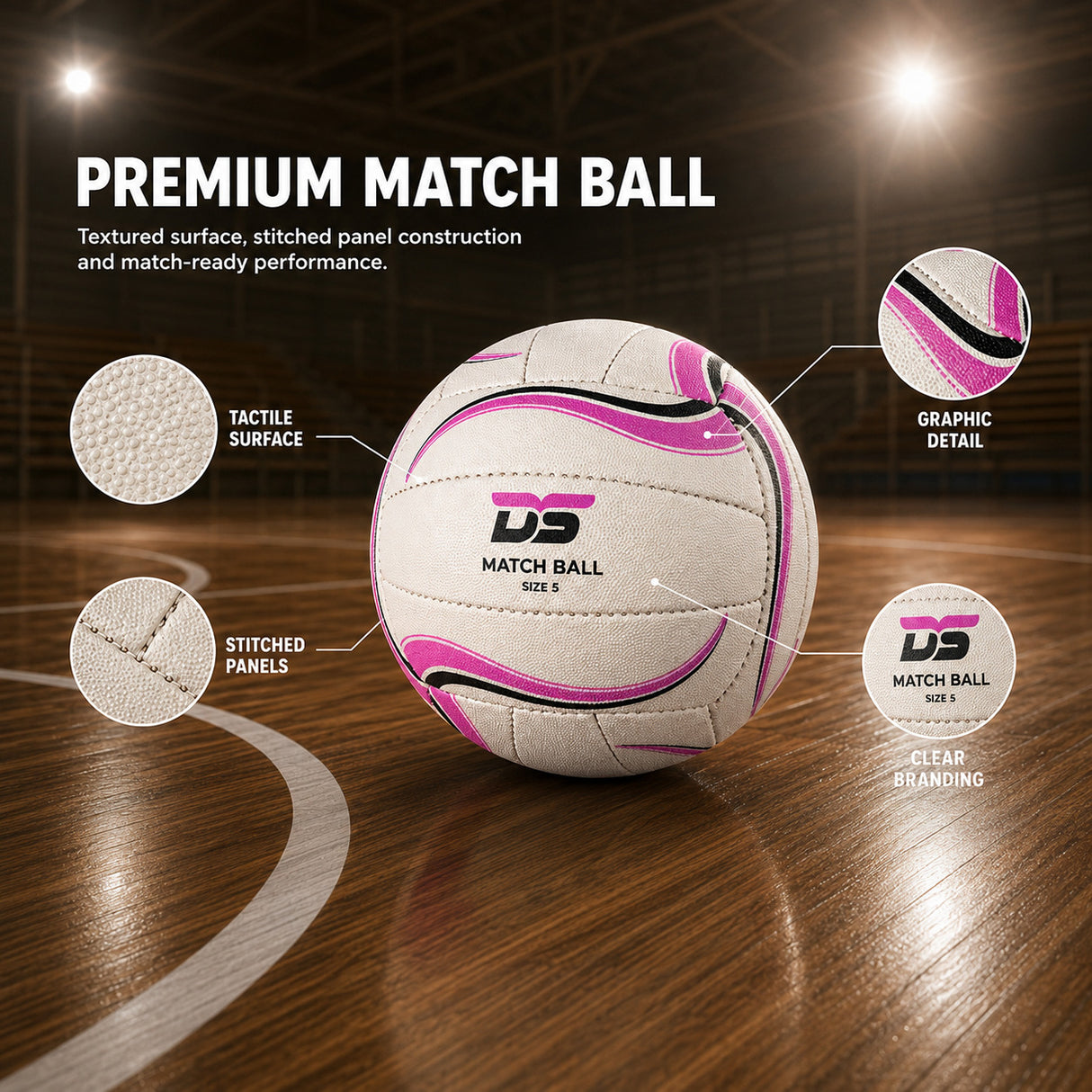 Match Netball - Size 5