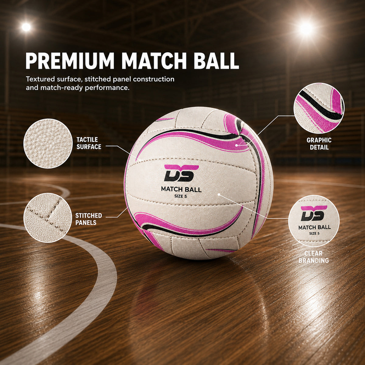 Match Netball - Size 4