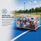 Mesh Wire Basket Trolley