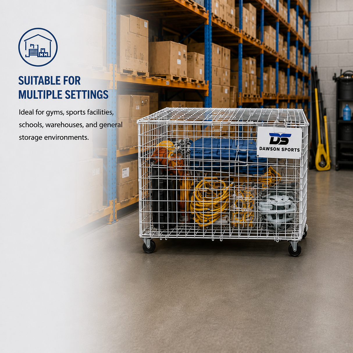 Mesh Wire Basket Trolley