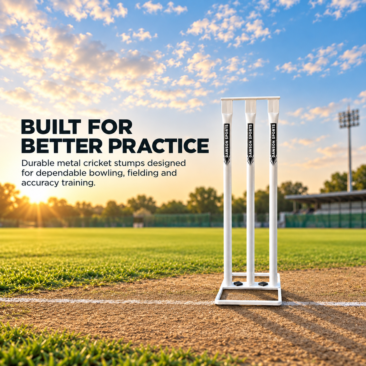 Metal Stumps Set