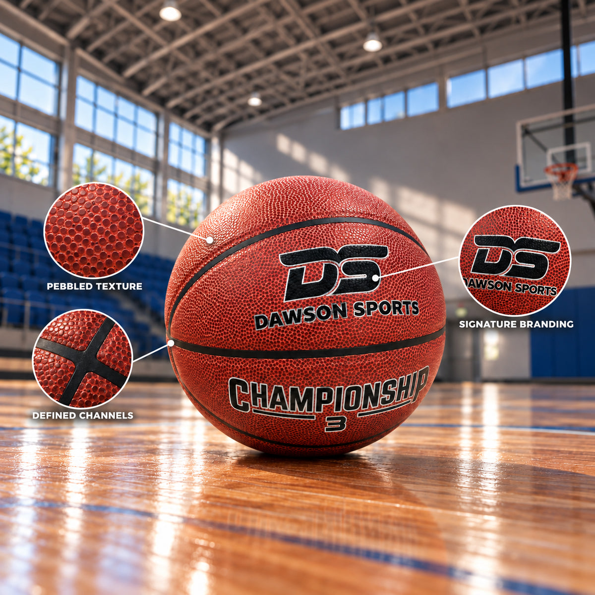PU Championship Basketball (4 size available)