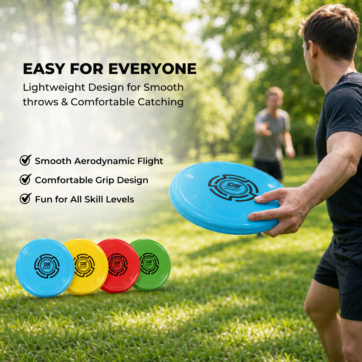 Plastic PVC Frisbee - 25.4cm (4 colors available)
